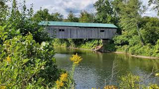 Virtual Lamoille Valley Vermont Rail Trail Cambridge Junction to Morrisville [upl. by Gall]