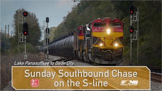 Sunday Southbound Ethanol Chase  Railfanning the Sline [upl. by Alanson]