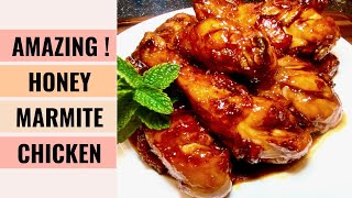 SO TASTY Honey Marmite Chicken Even Marmite Haters Say It’s Amazing 🥰 Aunty Mary Cooks ❤️ [upl. by Feetal]