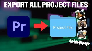 How to Export Premiere Pro Projects with All Files [upl. by Arvonio]