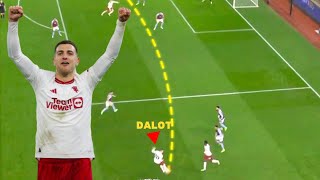 This is why Ten Hag Loves DIOGO DALOT  The perfect RB [upl. by Ahsiened]