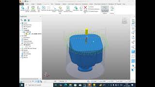 POWERMILL 2024 5 AXIS TUTORIAL OP10 5AXIS STRATEGIES IS USING IN OP20 [upl. by Oskar]