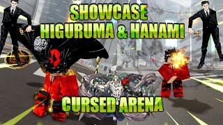 SHOWCASE DE HANAMI amp HIGURUMA EN CURSED ARENA [upl. by Tur]