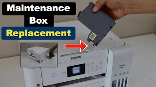 Epson ET 2760 Maintenance Box Replacement [upl. by Enoch]