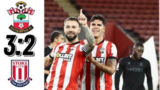 Southampton vs Stoke City 32 Highlights EFL Cup 2024 [upl. by Benge101]