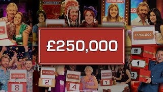 Every £250000 Winner 20072016  Deal or No Deal UK redux [upl. by Mutat]