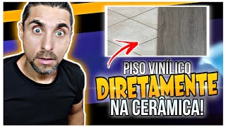 PISO VINÍLICO NA CERÂMICA🚨VOCÊ PRECISA SABER🚨Pode instalar O que acontece se fizer isso [upl. by Tatiana492]