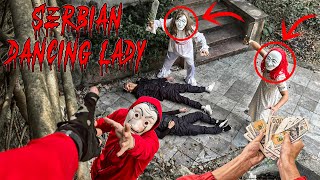 MONEY HEIST vs SERBIAN LADY DANCING ESCAPE IN REAL LIFE 10 HORROR CHASE POV [upl. by Eimoan813]