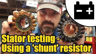 Stator winding resistance testing using a shunt 1432 [upl. by Nitsirc]