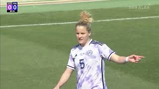 Scotland v Finland  Womens International Friendly 27022024 [upl. by Amat]