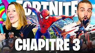 LE CHAPITRE 3 EST ARRIVÉ SUR FORTNITE  ON ACHETE LE PASSE DE COMBAT DU CHAPITRE 3 [upl. by Trebleht]