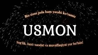 Usmon ismiga video [upl. by Nunnery31]