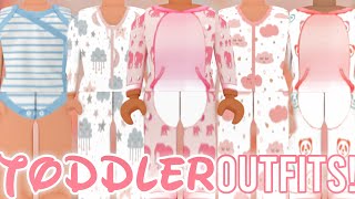 Aesthetic TODDLER BABY OUTFITS WITH CODES  LINKS  ROBLOX BROOKHAVEN BLOXBURG BERRY AVENUE [upl. by Gillmore]