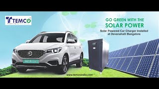 10KW SOLAR POWER PLANT FOR MG ELECTRIC CAR [upl. by Siro]