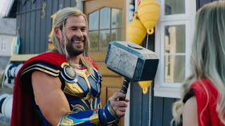 Thor Lifts Mjolnir  Thor Love and Thunder 2022 Movie Clip [upl. by Batsheva747]