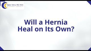 Will a Hernia Heal on Its Own [upl. by Andrus]