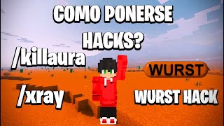 ⚠️¿Cómo Instalar HACKS En MINECRAFT Java 189  1194 ⚔️ Y Como USARLOS SUPER FACIL Wurst 🚀 [upl. by Atiuqihc]