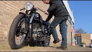 1959 VELOCETTE MSS IGNITION TIMING AND TEST RIDE [upl. by Horter]