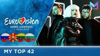 Eurovision 2018  MY TOP 42 so far  amp comments [upl. by Richarda598]