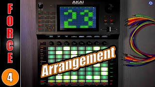 TUTO AKAI Force  Mode Arrangement  Audio Recording [upl. by Omocaig]