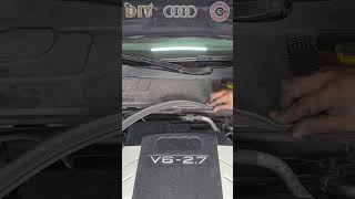 DIY Luftschachtabdeckung einbauen Audi A6 C6 DIY mechanic automobile mechaniker [upl. by Aissilem]