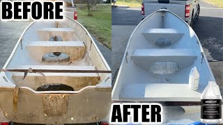 Tuff Coat  Boat cleaned with Tuff Coat® Cleaner amp Degreaser UT15 [upl. by Leon400]