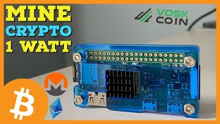 Mining Cryptocurrency With ONLY 1 WATT Custom Raspberry Pi Micro Miner Review [upl. by Grube]