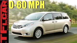 2017 Toyota Sienna Minivan 060 MPH Review How Fast Is the Sienna [upl. by Lledroc]