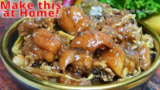 Yummy❗How to Cook Pork Pata Paksiw at Home StepbyStep Pork Pata Paksiw Easy way to cook Pork [upl. by Aynot]