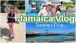 Sandals Ochi Travel Vlog  15 Year Wedding Anniversary Ocho Rios Jamaica [upl. by Binny]