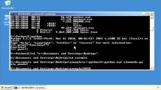 Executando o Python a partir do prompt de comando do Windows [upl. by Dnaloy234]