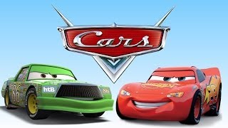 Lightning McQueen  Chick Hicks Entire Racing Episode Full English Gameplay Compilation [upl. by Ellennad743]