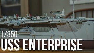 1350 Tamiya USS Enterprise CVN65 Aircraft Carrier [upl. by Eico]