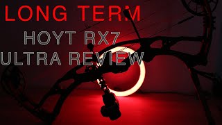 HOYT RX7 ULTRA  LONG TERM REVIEW  PROS amp CONS LEARNED  HAXEN HUNT [upl. by Dnaltroc]