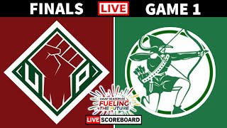 La Salle vs U P  Finals Game 1 Live Scoreboard [upl. by Sidalg292]