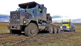 Oshkosh M1070 The Best and most beautiful truck in US Army  Oshkosh M1070 Stuck  M1070 OffRoad [upl. by Slotnick]