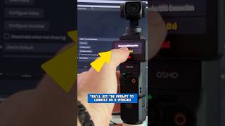 Connect DJI Osmo Pocket 3 As A Webcam djiosmopocket3 [upl. by Cirad]