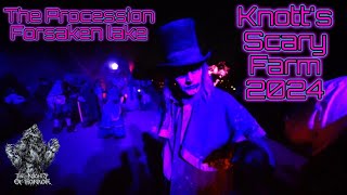 The Procession  Forsaken Lake  Knotts Scary Farm 2024 [upl. by Assiluy337]