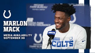 Marlon Mack Media Availability  September 30 [upl. by Einberger523]