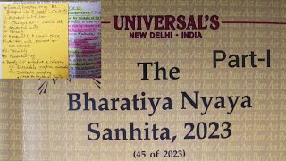 The Bhartiya Nyaya Sanhita 2023Bare Act provsions for exams Like and Subcribe for more updates📚 [upl. by Adley]