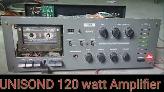 Unisound Amplifier Unsound 120 watt driver board repair [upl. by Ahsert963]