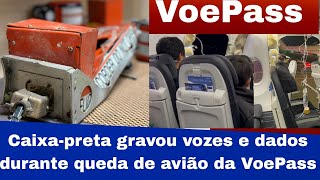 Caixapreta gravou vozes e dados durante queda de avião diz Cenipa [upl. by Ahsial]