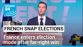 France enters election mode after farright win in EU elections • FRANCE 24 English [upl. by Yromem100]