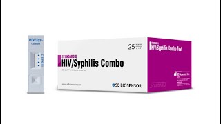 How to setup and use the Standard Q HIV Syphilis Combo Rapid Diagnostic Test RDT Device [upl. by Mcquillin]