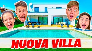 LA NOSTRA NUOVA VILLA GIGANTE CON PISCINA DI DANI E ROBBI E NINNA E MATTI villa degli YouTubers [upl. by Ahcire535]