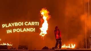 PLAYBOI CARTI FULL SET LIVE PERFORMANCE AT CLOUT FESTIVAL IN POLAND [upl. by Zere731]