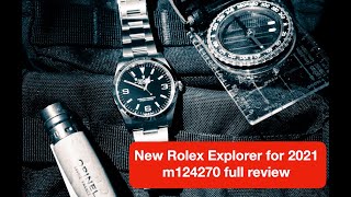 New Rolex Explorer 124270 2021 year model Full Review [upl. by Ecirtaemed]