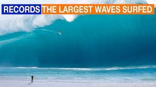 BIGGEST WAVES EVER SURFED IN HISTORY  LAS OLAS MÁS GRANDES JAMÁS SURFEADAS [upl. by Homere]