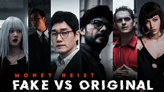 Money Heist Vs Money Heist Korea Edit  All Characters Edit  Despacito Edit [upl. by Jessie72]