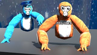 Bank robbery 2 Jailbreak Movie  Gorilla tag [upl. by Wavell]